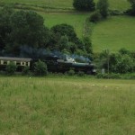A Passing Train, Cleeve Hill, Watchet (ITS)